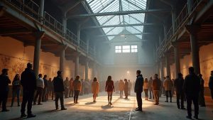An old factory becomes the stage for an artists’ gathering, birth of a new movement