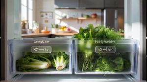 This specific setting on your refrigerator is the reason why your leafy greens are wilting within two days instead of lasting a week