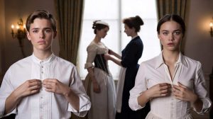 Why men’s shirts button on the right and women’s on the left is a tradition from the era when wealthy women were dressed by servants